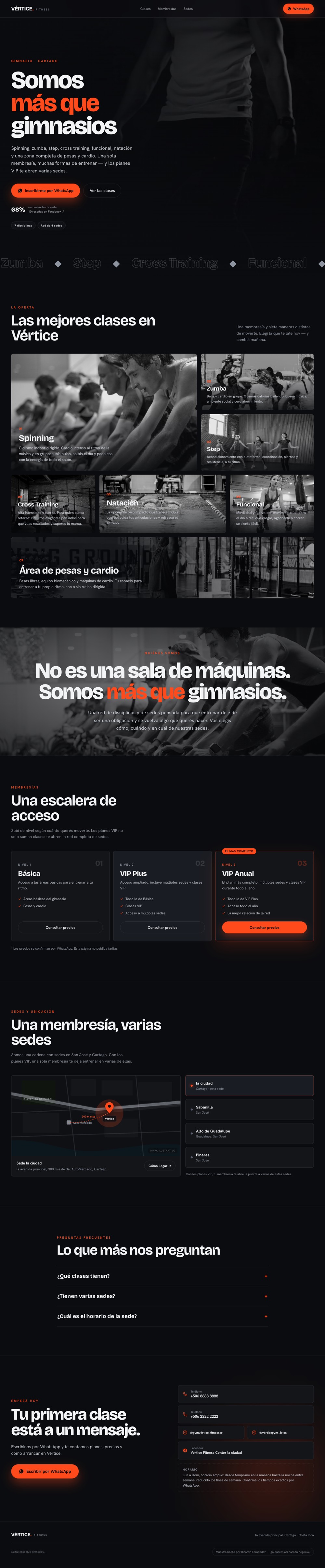 Sitio de ejemplo, categoría: Gimnasio